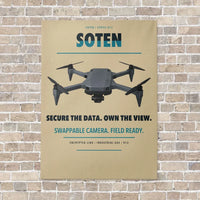 Thumbnail for ACSL SOTEN vertical canvas print - no frame - beige background