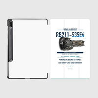Thumbnail for RB211-535E4 design on white samsung tablet tablet case