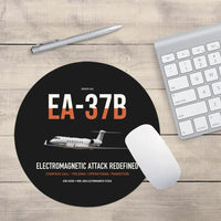 Thumbnail for EA-37B Compass Call design on black round mouse pad