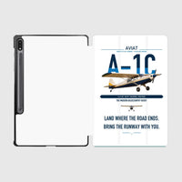 Thumbnail for Aviat Husky A-1C-180 design on white samsung tablet tablet case