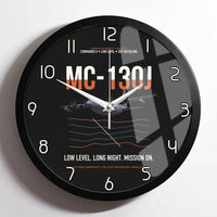 Thumbnail for MC-130J COMMANDO II design on black framed wall clock