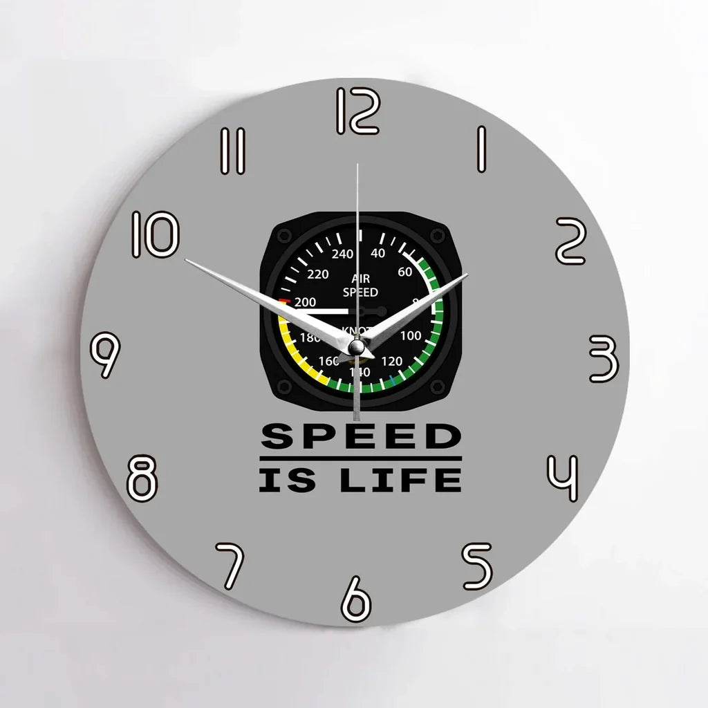 Speed Is Life Wall Clock - view 8
