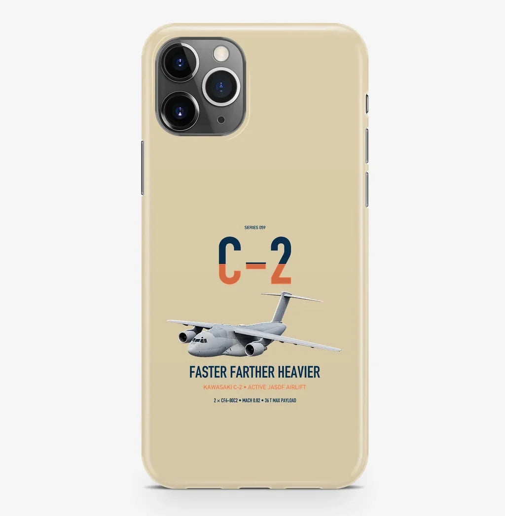 Kawasaki C-2 design on beige magsafe iphone case, for iPhone Pro Max