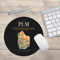 Thumbnail for Sultan Mahmud Badaruddin II International Airport (PLM) design on black round mouse pad
