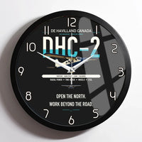 Thumbnail for DHC-2 Beaver Mk I design on black framed wall clock