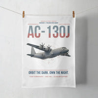 Thumbnail for AC-130J Ghostrider design on white towel