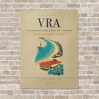 Thumbnail for Juan Gualberto Gómez Airport VRA — Varadero vertical canvas print - no frame - beige background