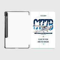 Thumbnail for Cessna 177B Cardinal design on white samsung tablet tablet case