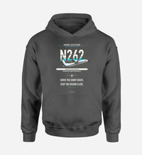 Thumbnail for Nord 262A design on dark gray hoodie single side