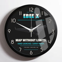 Thumbnail for AgEagle eBee X design on black framed wall clock