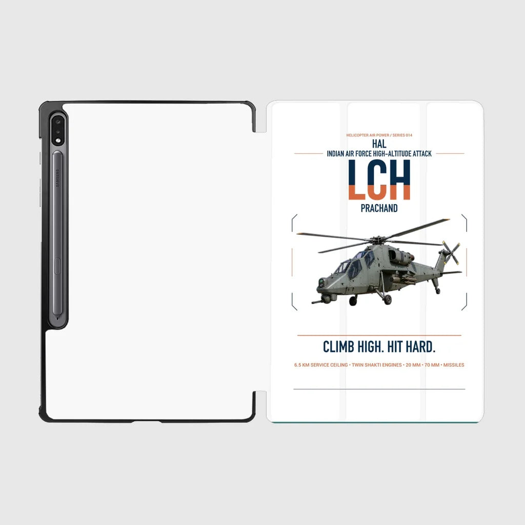 HAL LCH Prachand design on white samsung tablet tablet case