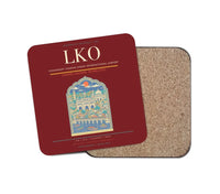 Thumbnail for Chaudhary Charan Singh International Airport LKO Coaster 1-Piece - Dark Red