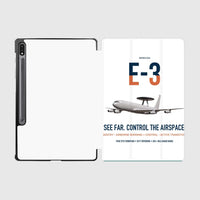 Thumbnail for E-3 Sentry AWACS design on white samsung tablet tablet case