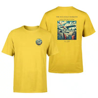 Thumbnail for VINTAGE G4387 - The Hay Bale Markers - Double-Side T-Shirt design on yellow double side t shirt