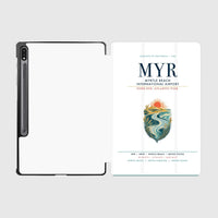 Thumbnail for Myrtle Beach International Airport (MYR) design on white samsung tablet tablet case
