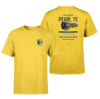 Thumbnail for PEARL 15 design on yellow t shirt