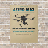 Thumbnail for Freefly Astro Max vertical canvas print - no frame - beige background