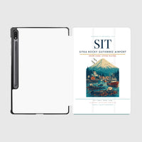Thumbnail for Sitka Rocky Gutierrez Airport (SIT) design on white samsung tablet tablet case