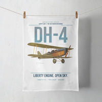 Thumbnail for Airco DH-4 Liberty Plane design on white towel