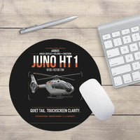 Thumbnail for Airbus H135 Juno HT1 design on black round mouse pad