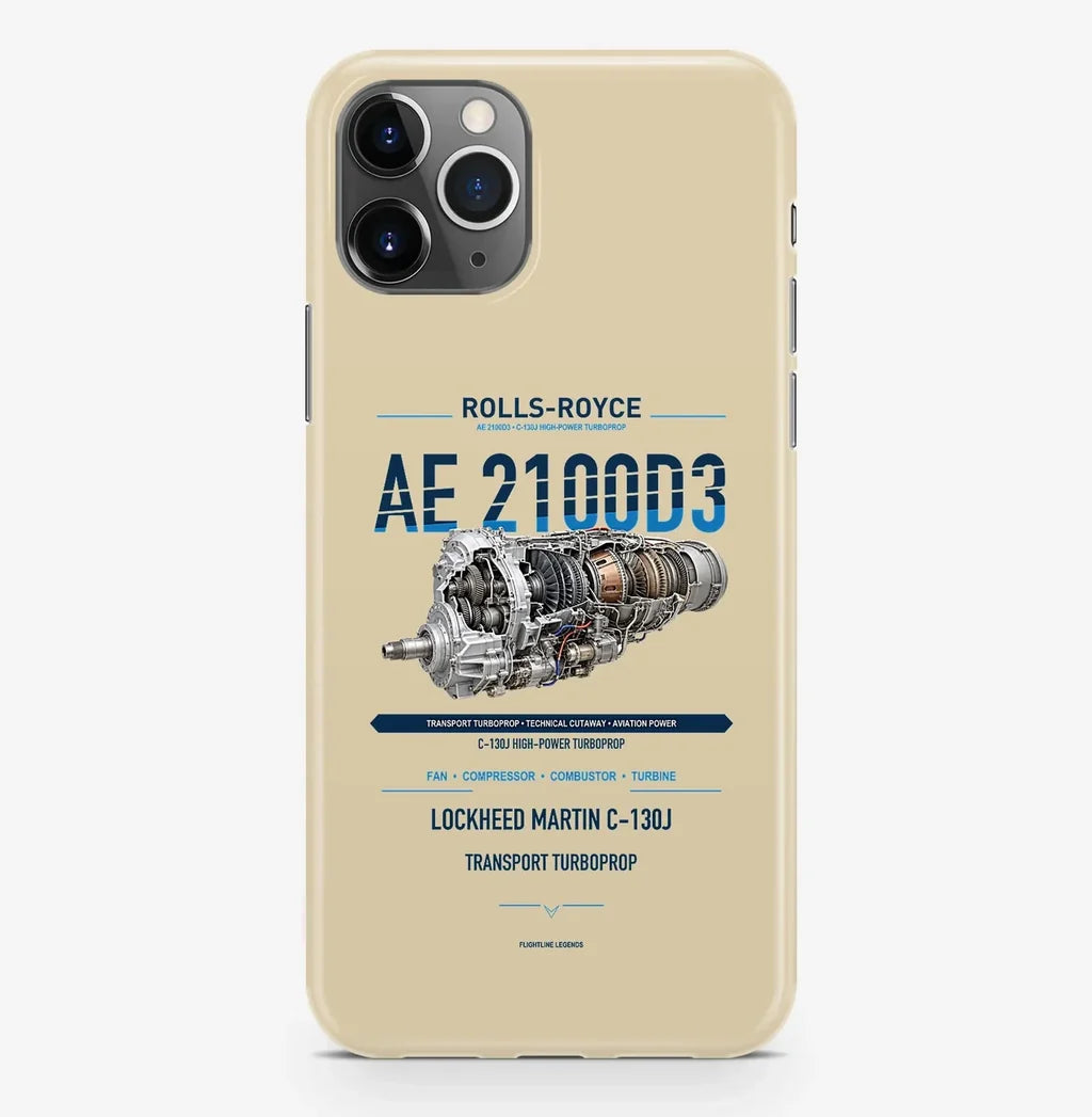 AE 2100D3 Case ProMax design on beige iphone case promax