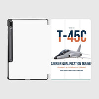 Thumbnail for T-45C Goshawk design on white samsung tablet tablet case