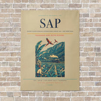 Thumbnail for Ramón Villeda Morales International Airport SAP — San Pedro Sula vertical canvas print - no frame - beige background
