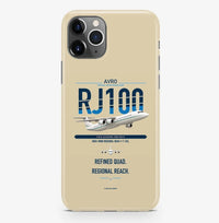 Thumbnail for Avro RJ100 design on beige magsafe iphone case, for iPhone Pro Max