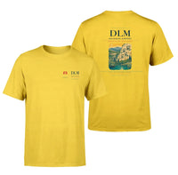 Thumbnail for Dalaman Airport (DLM) design printed on yellow double-side t-shirt