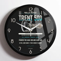 Thumbnail for TRENT 500 design on black framed wall clock