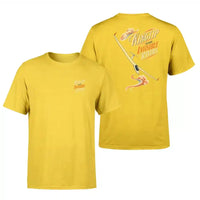 Thumbnail for SIGNAL 588 - Wingtip Reads Invisible Rivers - Double-Side T-Shirt design on yellow double side t shirt