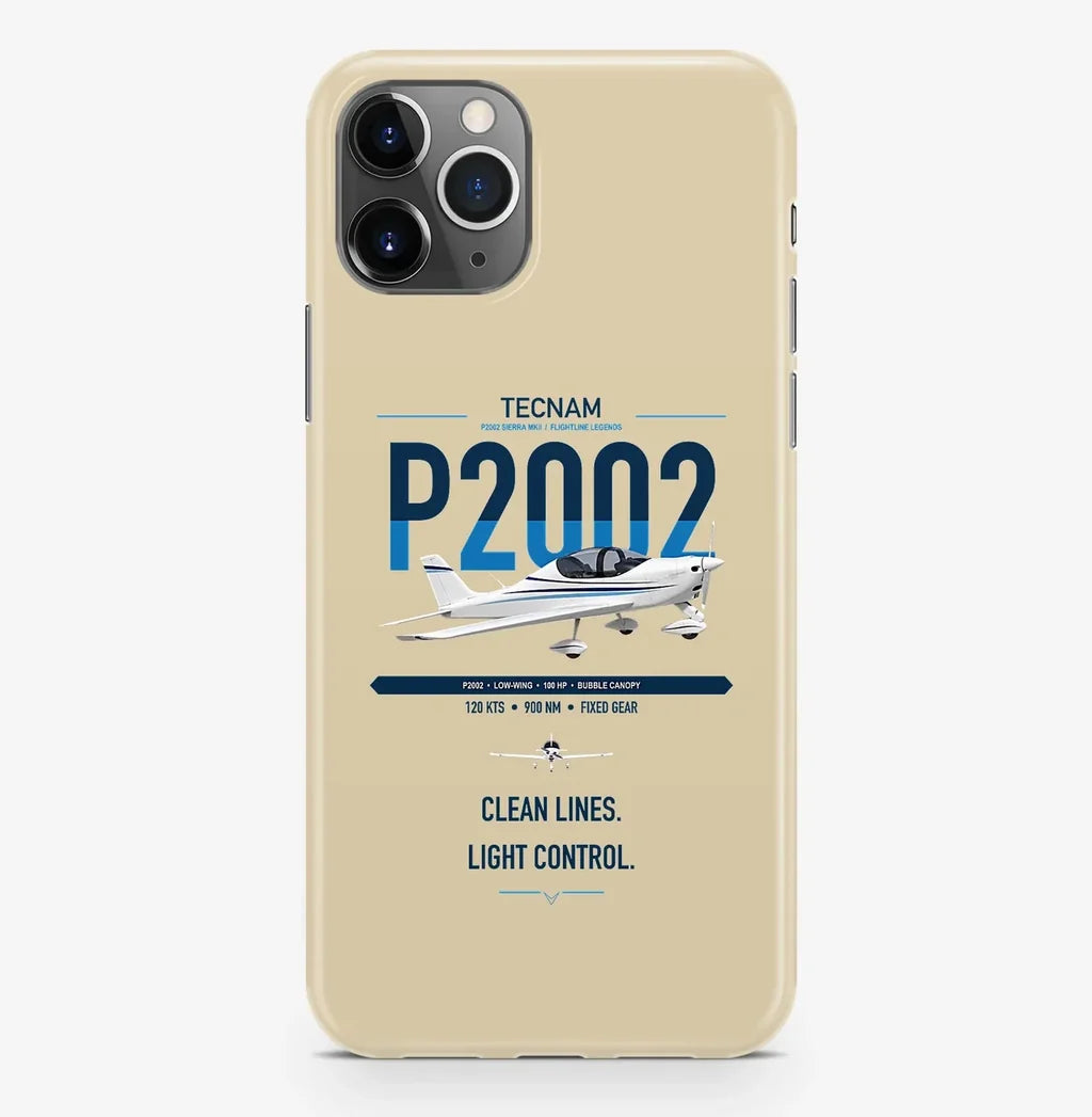 Tecnam P2002 Sierra MkII design on beige magsafe iphone case, for iPhone Pro Max