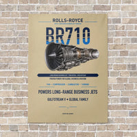 Thumbnail for BR710 vertical canvas print - no frame - beige background