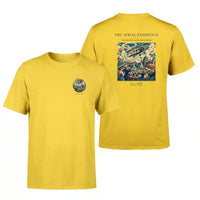 Thumbnail for VINTAGE G4004 - The Aerial Exhibition - Double-Side T-Shirt design on yellow double side t shirt