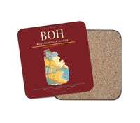 Thumbnail for Bournemouth Airport BOH Coaster 1-Piece - Dark Red