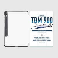 Thumbnail for Daher TBM 900 design on white samsung tablet tablet case