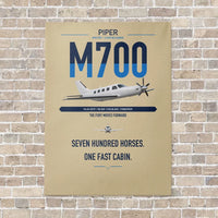 Thumbnail for Piper M700 Fury vertical canvas print - no frame - beige background