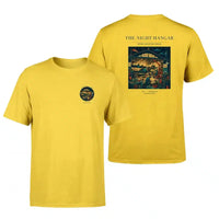 Thumbnail for VINTAGE G4049 - The Night Hangar - Double-Side T-Shirt design on yellow double side t shirt
