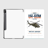 Thumbnail for Sikorsky UH-60M Black Hawk design on white samsung tablet tablet case