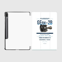 Thumbnail for GEnx-2B design on white samsung tablet tablet case