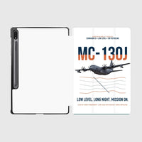 Thumbnail for MC-130J COMMANDO II design on white samsung tablet tablet case