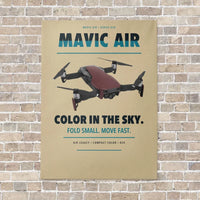 Thumbnail for DJI Mavic Air vertical canvas print - no frame - beige background