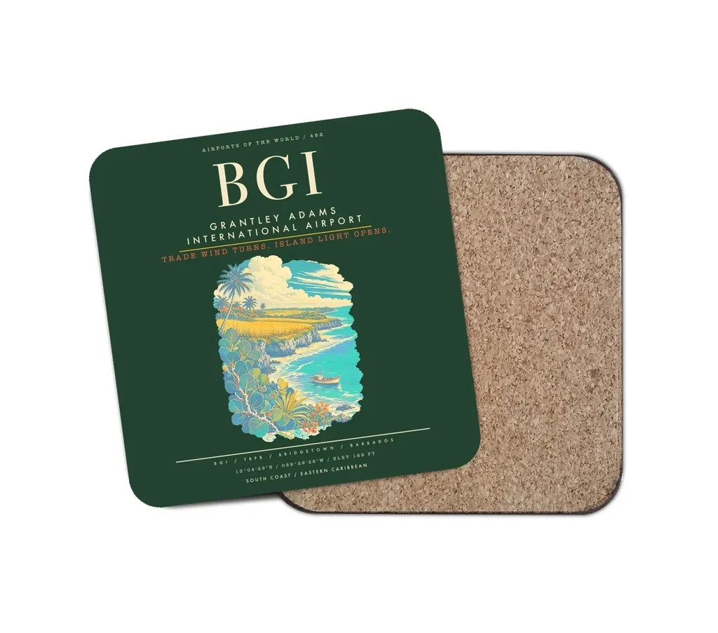 Grantley Adams International Airport BGI - Dark Green