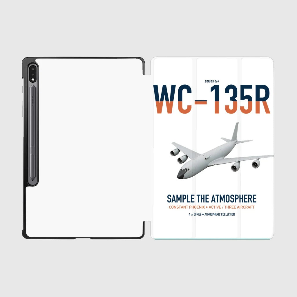 WC-135R Constant Phoenix design on white samsung tablet tablet case