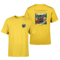 Thumbnail for VINTAGE G4281 - The Snowshoe Rescue - Double-Side T-Shirt design on yellow double side t shirt