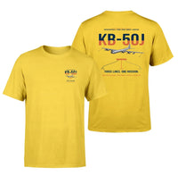 Thumbnail for KB-50J Superfortress design on yellow double-side t-shirt, double-side print