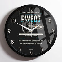 Thumbnail for PW800 design on black framed wall clock