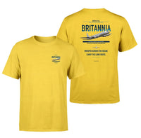 Thumbnail for Bristol Britannia 312 design on yellow t shirt