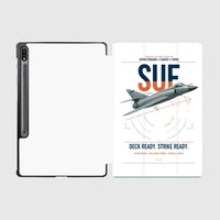 Thumbnail for Dassault Super Étendard design on white samsung tablet tablet case