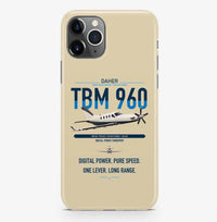 Thumbnail for Daher TBM 960 design on beige magsafe iphone case, for iPhone Pro Max
